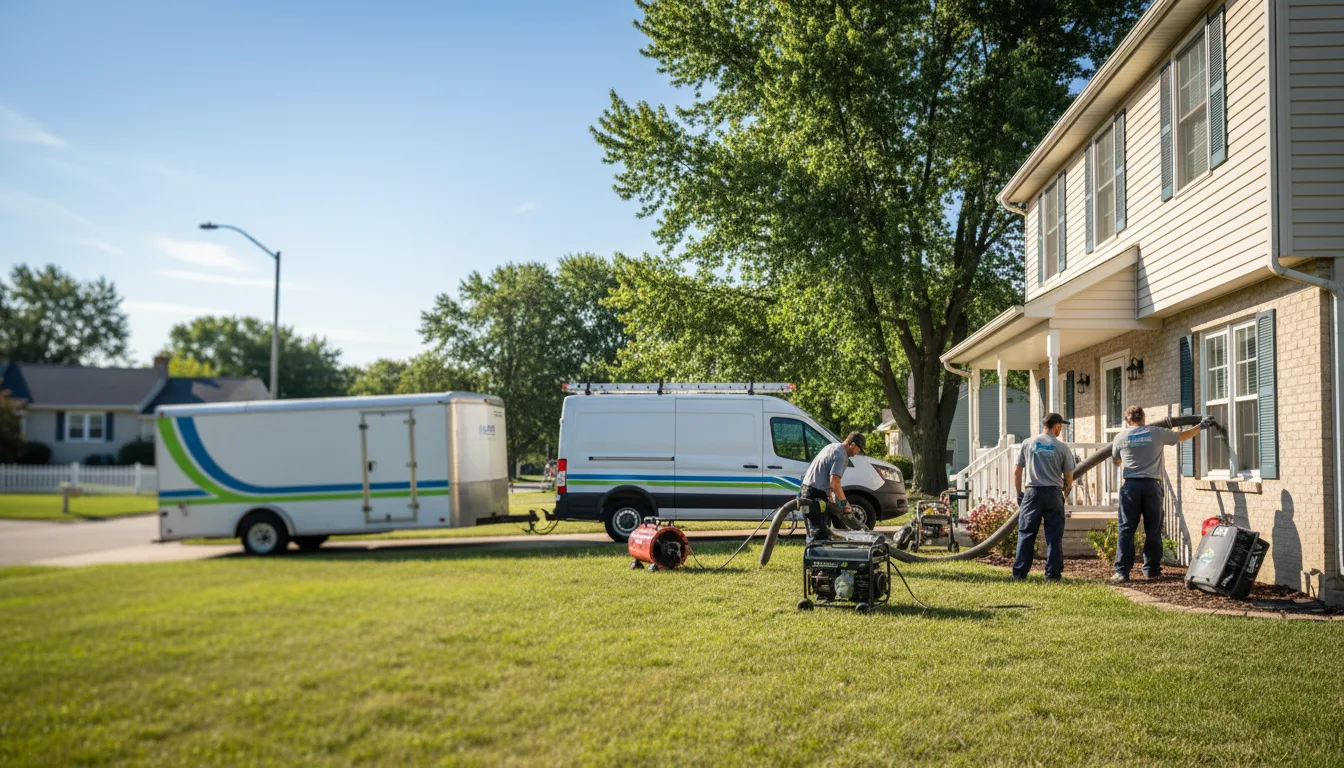 Flooded Basement Restoration And Cleanup With Repair in Friendship, OH near me